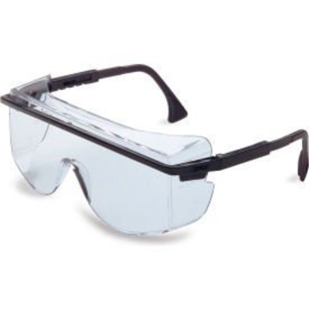 HONEYWELL NORTH Uvex® Astrospec S2500C OTG Safety Glasses, Black Frame, Clear Lens, Anti-Fog S2500C